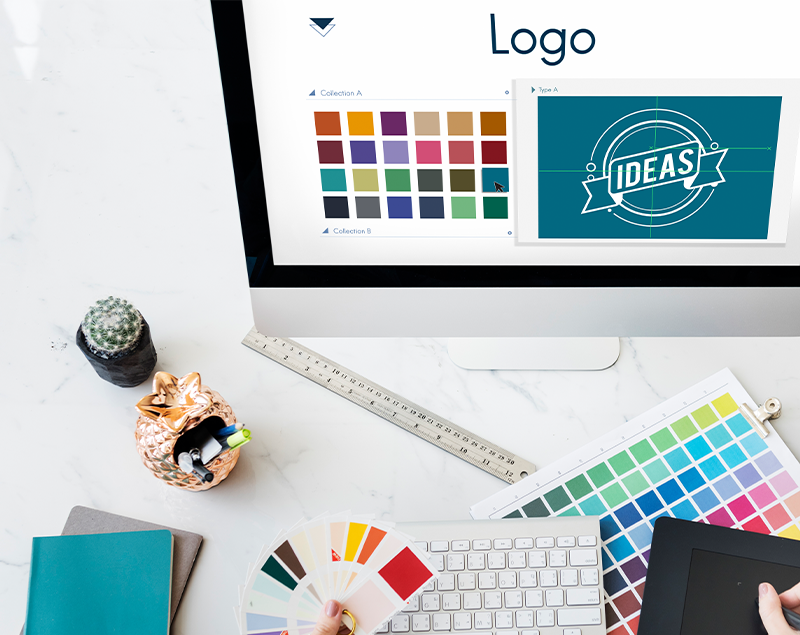 Logo ve kartvizit tasarımı – Lama Bilişim